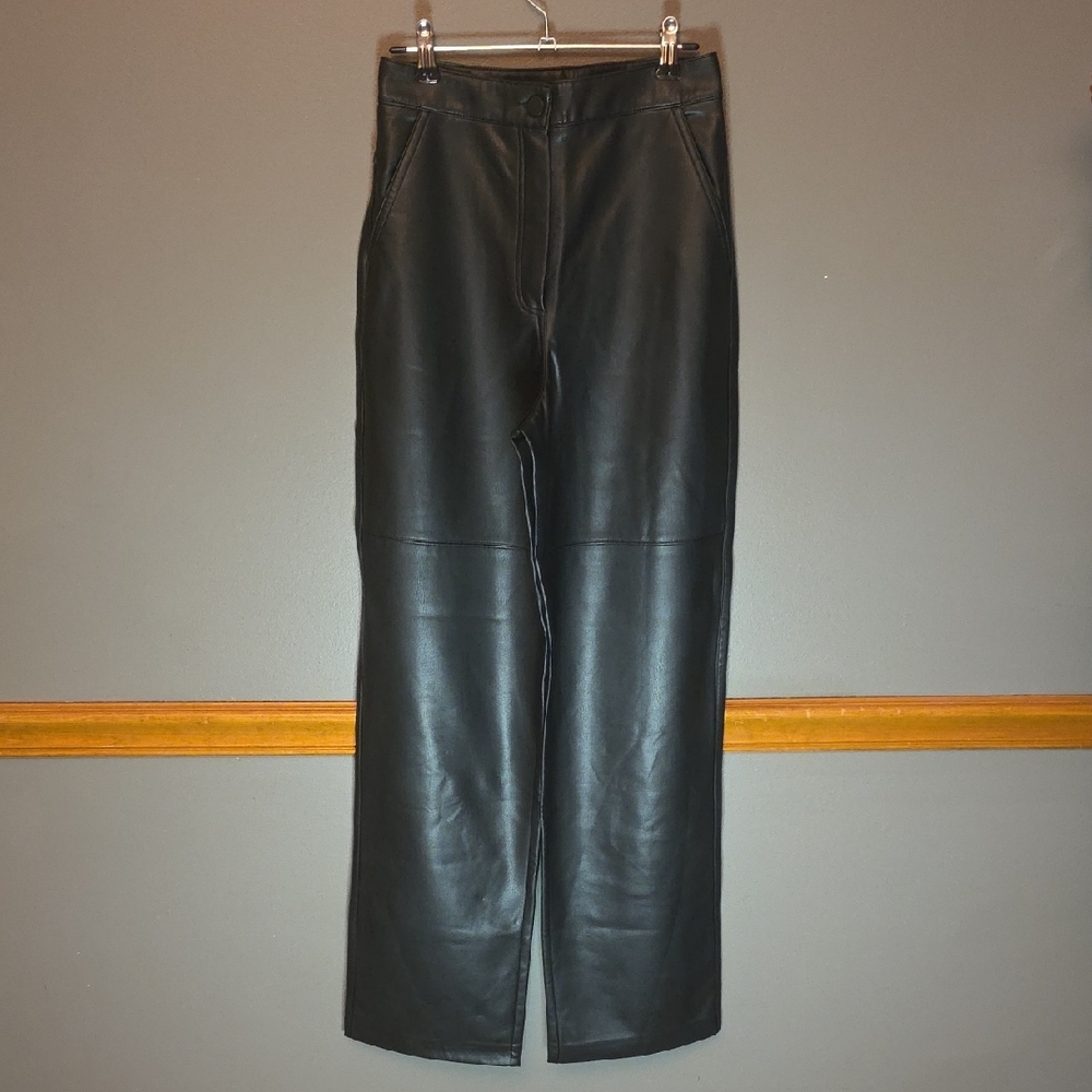 OAK + FORT Black Leather Apparel